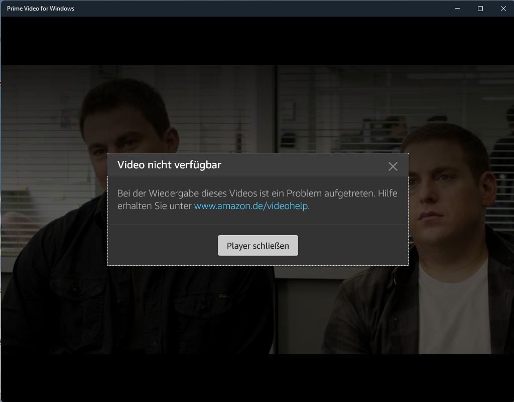 Problem beim Ansehen von Videos unter Windows 11